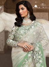 Sardinia Embroidered Chiffon 3 Piece Unstitched Suit SRD25CF D-1107 LAYLA