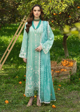 Sardinia Embroidered Lawn 3 Piece Unstitched Suit SRD25PL D-907 DAY LILY
