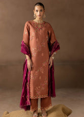 Sareen By Rajbari Premium Chikankari Viscose 3 Piece Unstitched Suit RB25S D-PVC-12