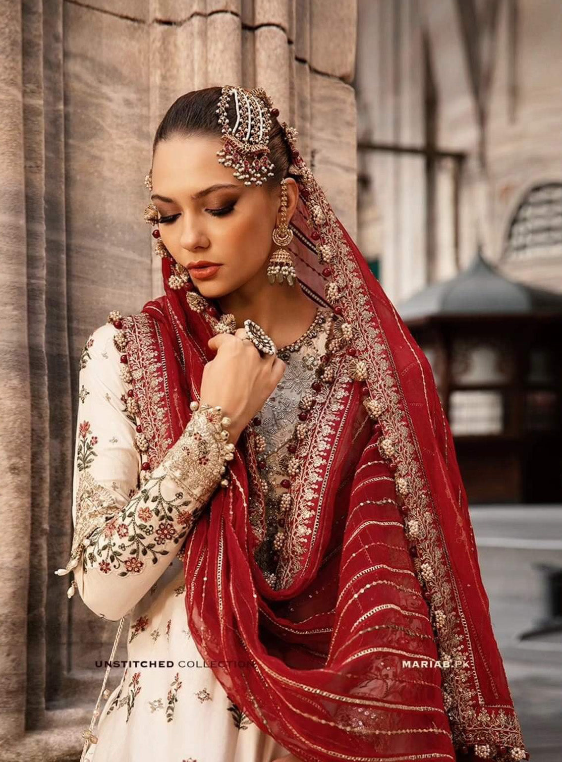 Sateen By Maria B Embroidered Cotton Satin 3 Piece Unstitched Suit MB24S CST-801 Sateen By Maria B Embroidered Cotton Satin 3 Piece Unstitched Suit MB24S CST-801