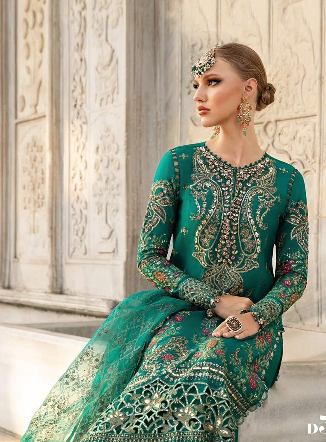 Sateen By Maria B Embroidered Cotton Satin 3 Piece Unstitched Suit MB24S CST-805 Sateen By Maria B Embroidered Cotton Satin 3 Piece Unstitched Suit MB24S CST-805