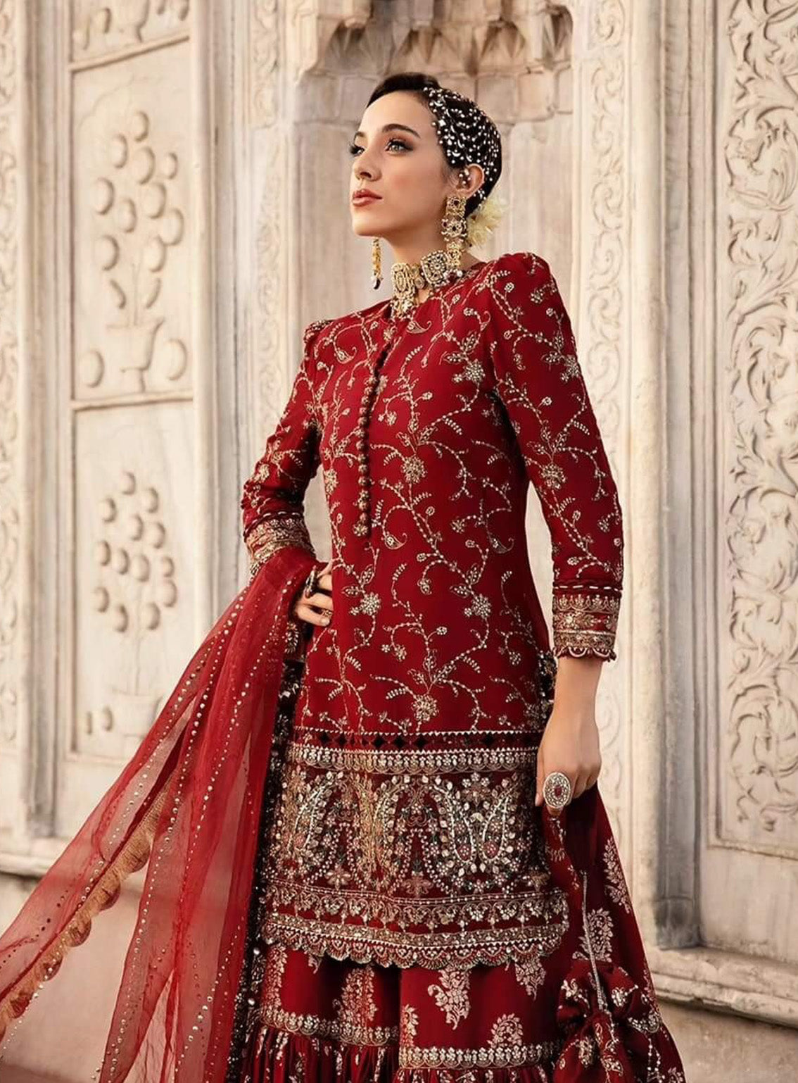 Sateen By Maria B Embroidered Cotton Satin 3 Piece Unstitched Suit MB24S CST-807 Sateen By Maria B Embroidered Cotton Satin 3 Piece Unstitched Suit MB24S CST-807