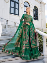 Sateen By Maria B Embroidered Cotton Satin 3 Piece Unstitched Suit MB24S CST-811