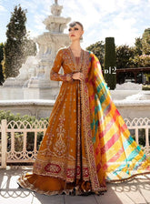 Sateen By Maria B Embroidered Cotton Satin 3 Piece Unstitched Suit MB24S CST-812