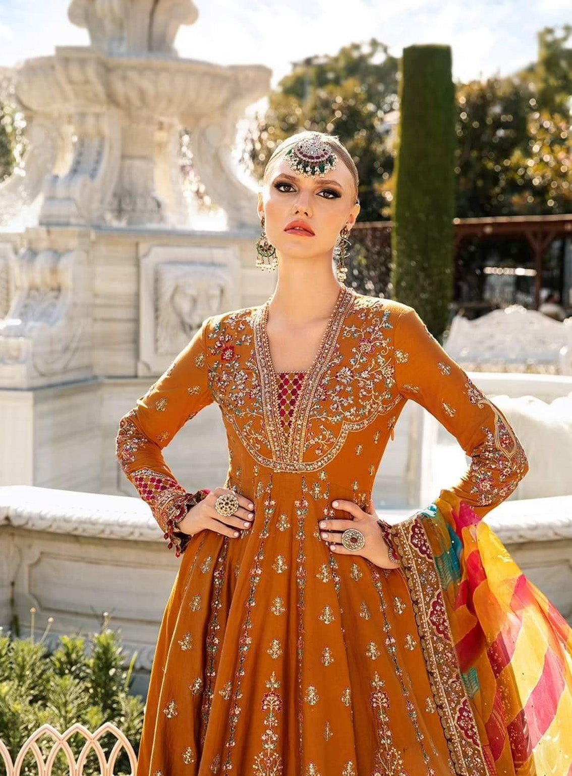 Sateen By Maria B Embroidered Cotton Satin 3 Piece Unstitched Suit MB24S CST-812 Sateen By Maria B Embroidered Cotton Satin 3 Piece Unstitched Suit MB24S CST-812