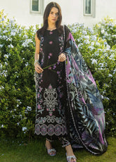 Secret Garden By Mushq Embroidered Lawn 3 Piece Unstitched Suit MQ25SG D-02B THORNED GRACE