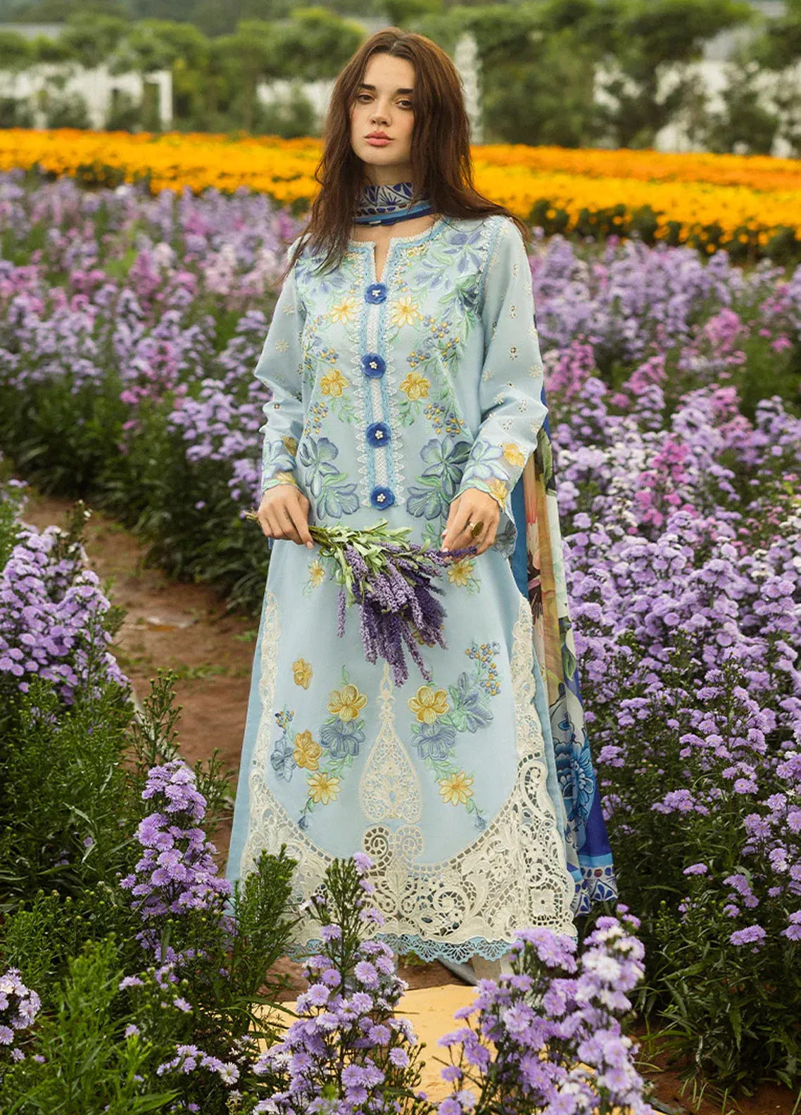 Secret Garden By Mushq Embroidered Lawn 3 Piece Unstitched Suit MQ25SG D-07A HIDDEN OASIS Secret Garden By Mushq Embroidered Lawn 3 Piece Unstitched Suit MQ25SG D-07A HIDDEN OASIS