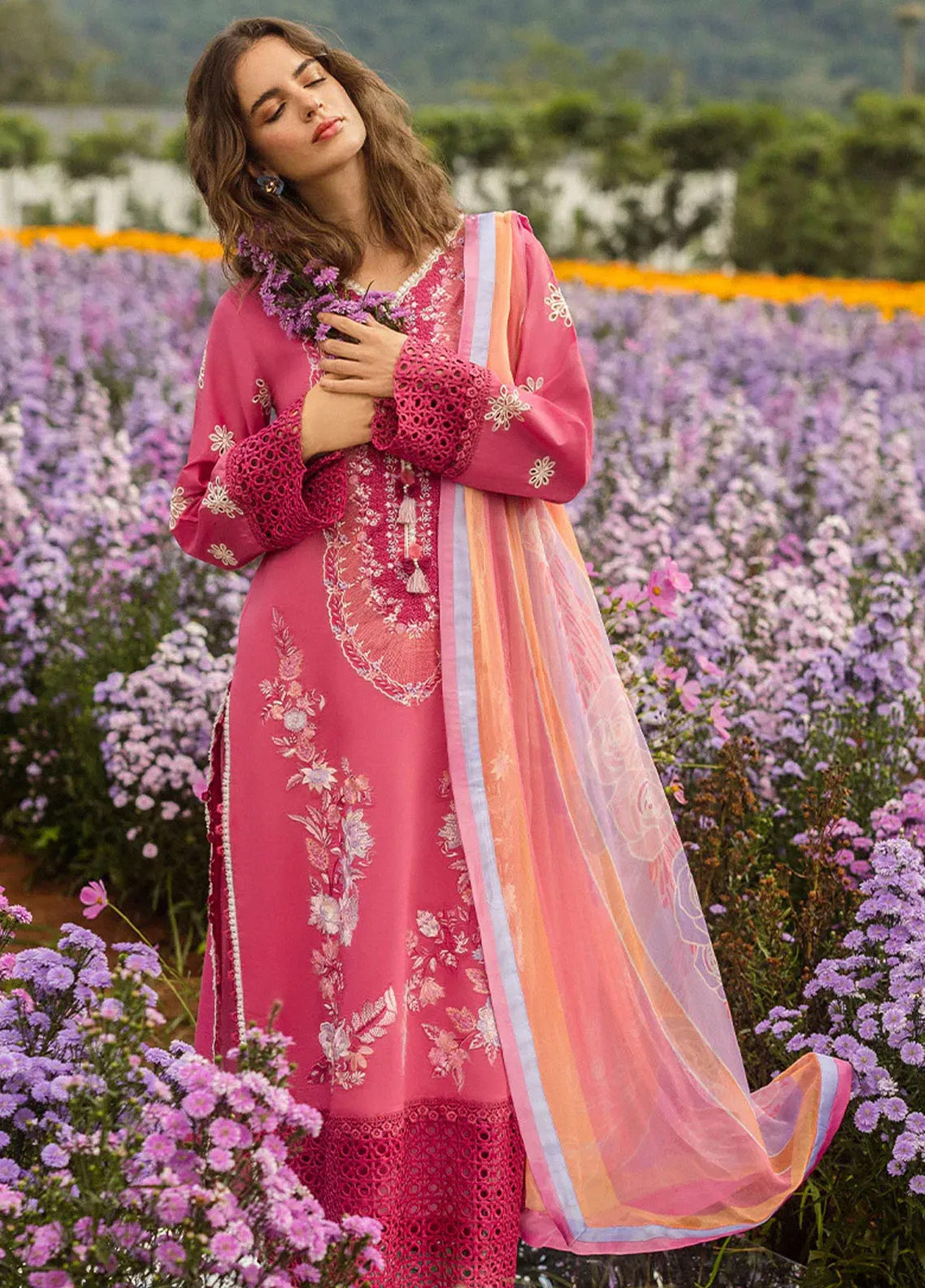 Secret Garden By Mushq Embroidered Lawn 3 Piece Unstitched Suit MQ25SG D-08A GARDEN OF DREAMS Secret Garden By Mushq Embroidered Lawn 3 Piece Unstitched Suit MQ25SG D-08A GARDEN OF DREAMS