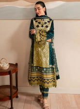 Selene By Roheenaz Embroidered Cambric 3 Piece Unstitched Suit RNZ24S RNP-01A EMBER