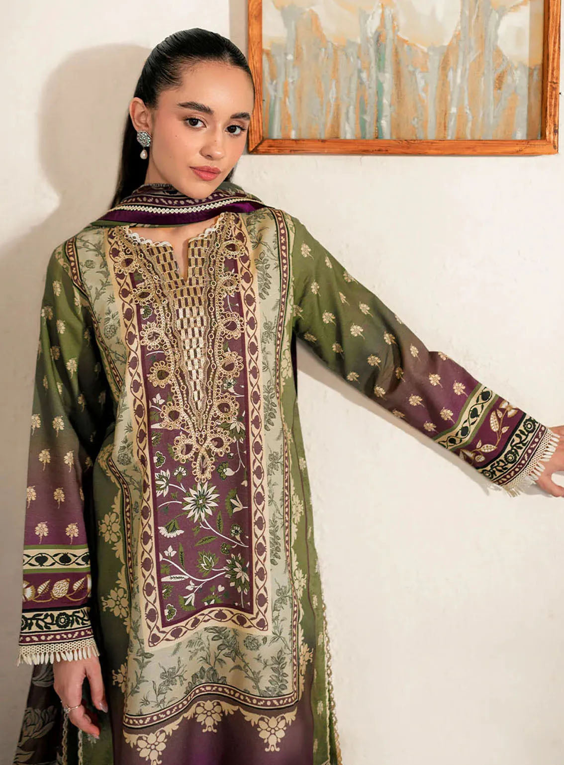 Selene By Roheenaz Embroidered Cambric 3 Piece Unstitched Suit RNZ24S RNP-04A ENOLA Selene By Roheenaz Embroidered Cambric 3 Piece Unstitched Suit RNZ24S RNP-04A ENOLA