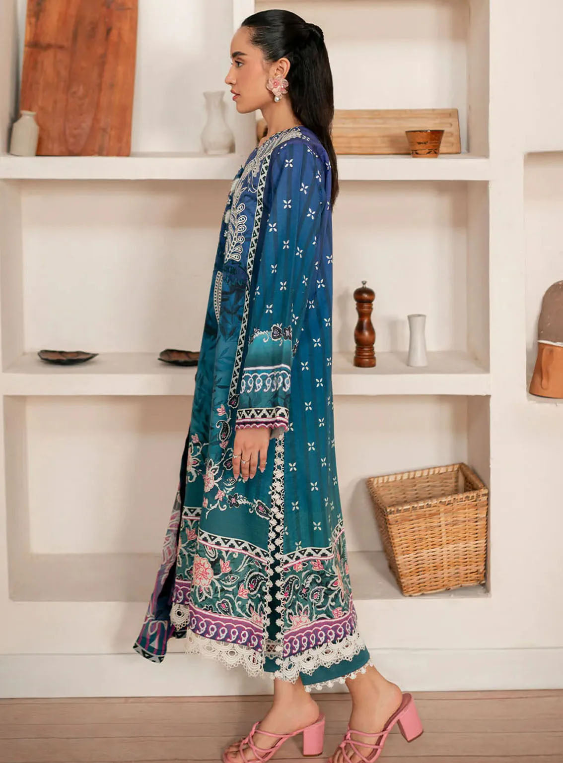 Selene By Roheenaz Embroidered Cambric 3 Piece Unstitched Suit RNZ24S RNP-06A DAHLIA Selene By Roheenaz Embroidered Cambric 3 Piece Unstitched Suit RNZ24S RNP-06A DAHLIA