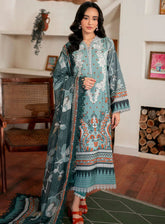 Selene By Roheenaz Embroidered Cambric 3 Piece Unstitched Suit RNZ24S RNP-08B AURORA