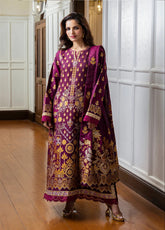 Seraph By Mushq Jacquard Embroidered Lawn 3 Piece Unstitched Suit MQ25SJL D-04 ELEANOR