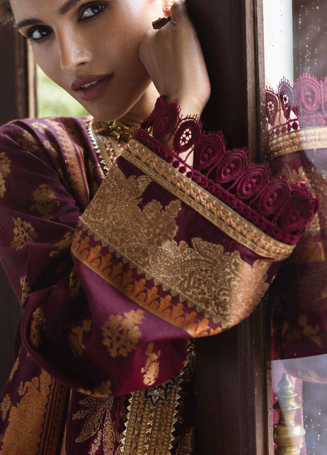Seraph By Mushq Jacquard Embroidered Lawn 3 Piece Unstitched Suit MQ25SJL D-05 MORPHEA Seraph By Mushq Jacquard Embroidered Lawn 3 Piece Unstitched Suit MQ25SJL D-05 MORPHEA