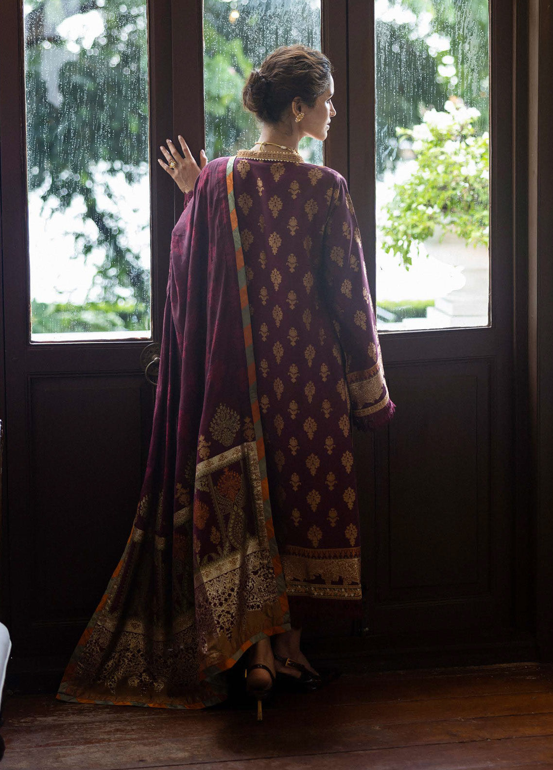 Seraph By Mushq Jacquard Embroidered Lawn 3 Piece Unstitched Suit MQ25SJL D-05 MORPHEA Seraph By Mushq Jacquard Embroidered Lawn 3 Piece Unstitched Suit MQ25SJL D-05 MORPHEA