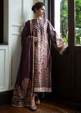 Seraph By Mushq Jacquard Embroidered Lawn 3 Piece Unstitched Suit MQ25SJL D-07 NARISSA