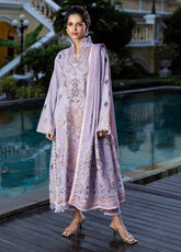 Seraph By Mushq Jacquard Embroidered Lawn 3 Piece Unstitched Suit MQ25SJL D-09 THEIDARA