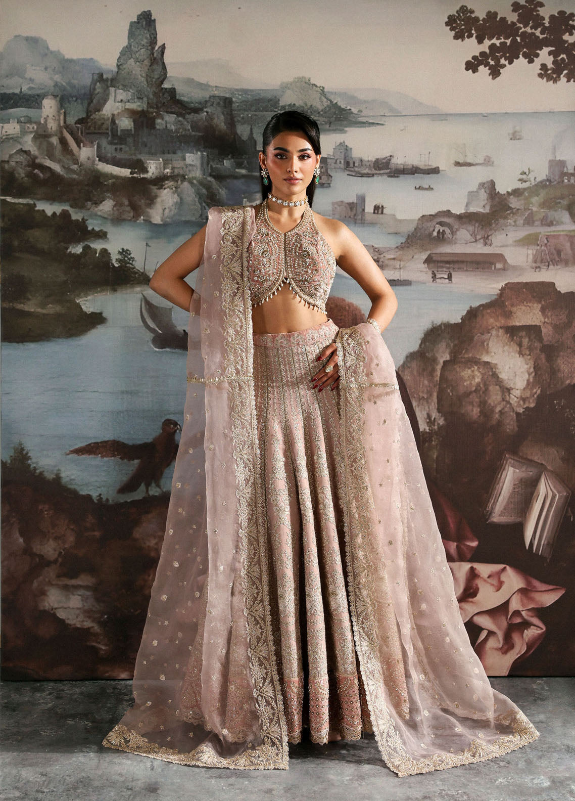 Seraphine By Zarposh Fomral Embroidered Organza 3 Piece Unstitched Suit ZP26SWF D-CELESTE Seraphine By Zarposh Fomral Embroidered Organza 3 Piece Unstitched Suit ZP26SWF D-CELESTE