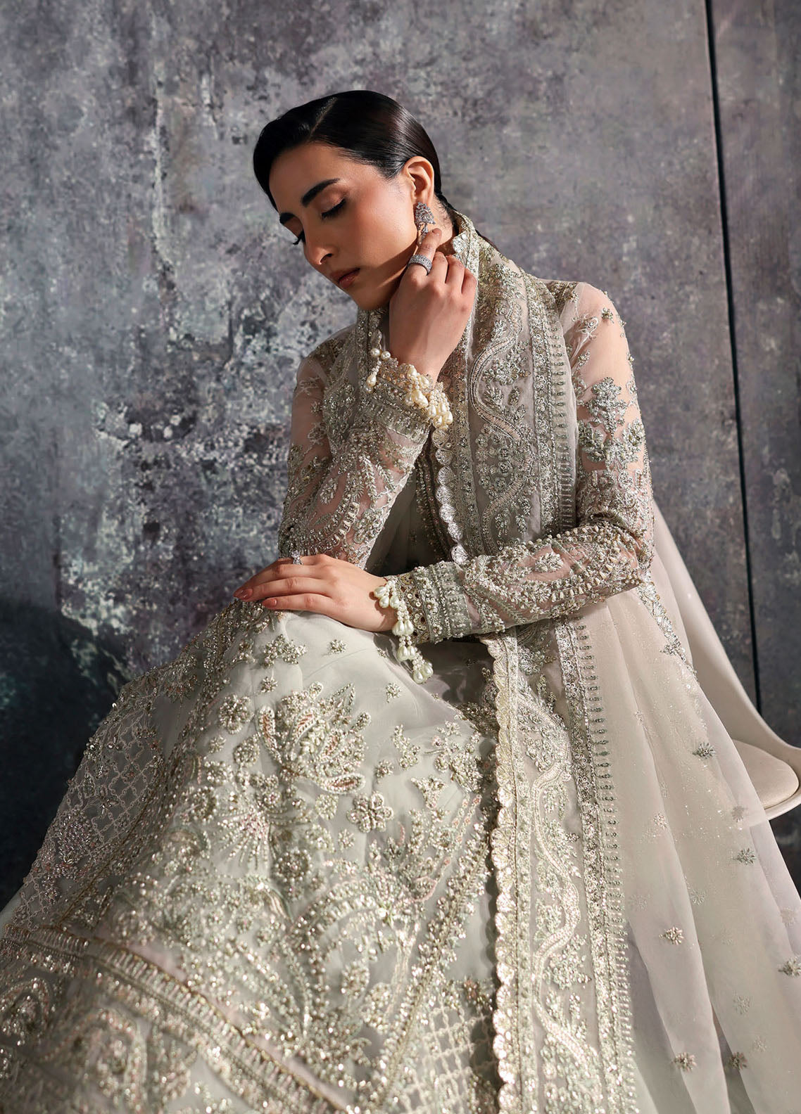 Seraphine By Zarposh Fomral Embroidered Organza 3 Piece Unstitched Suit ZP26SWF D-HALO Seraphine By Zarposh Fomral Embroidered Organza 3 Piece Unstitched Suit ZP26SWF D-HALO