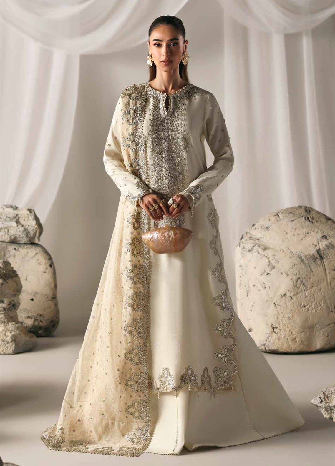 Serein By Emaan Adeel Premium Embroidered Raw Silk 3 Piece Unstitched Suit EA25SLS D-MISTY DAWN Serein By Emaan Adeel Premium Embroidered Raw Silk 3 Piece Unstitched Suit EA25SLS D-MISTY DAWN