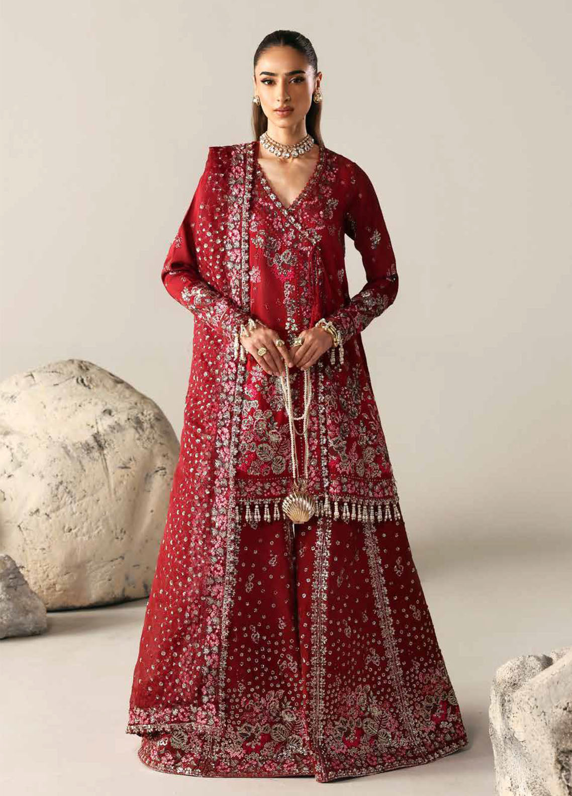 Serein By Emaan Adeel Premium Embroidered Raw Silk 3 Piece Unstitched Suit EA25SLS D-SERENITY BLOOM Serein By Emaan Adeel Premium Embroidered Raw Silk 3 Piece Unstitched Suit EA25SLS D-SERENITY BLOOM