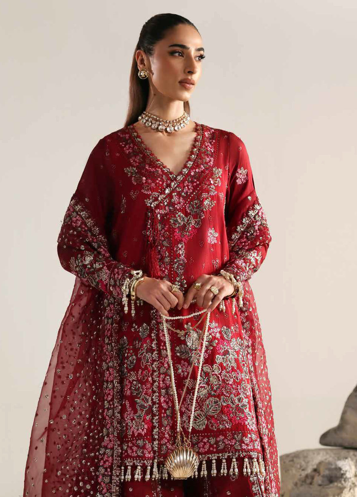 Serein By Emaan Adeel Premium Embroidered Raw Silk 3 Piece Unstitched Suit EA25SLS D-SERENITY BLOOM Serein By Emaan Adeel Premium Embroidered Raw Silk 3 Piece Unstitched Suit EA25SLS D-SERENITY BLOOM