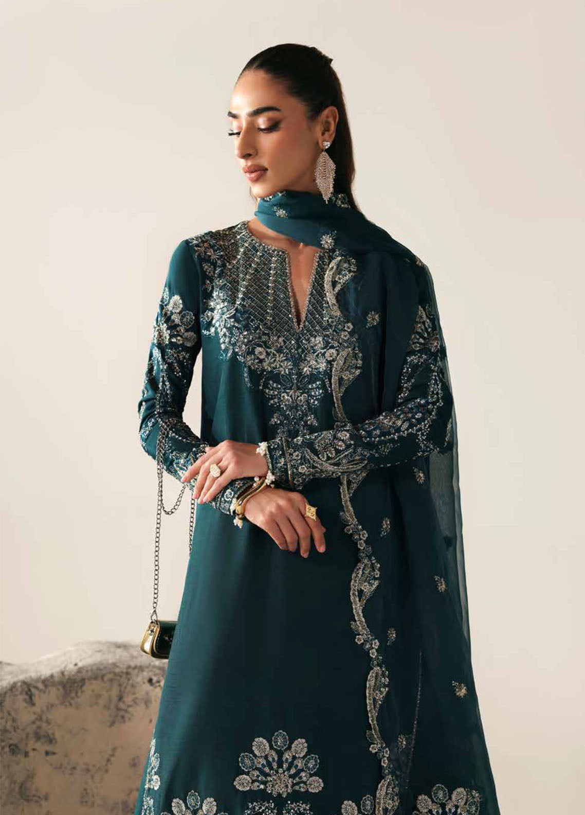 Serein By Emaan Adeel Premium Embroidered Raw Silk 3 Piece Unstitched Suit EA25SLS D-STARLIGHT SWAY Serein By Emaan Adeel Premium Embroidered Raw Silk 3 Piece Unstitched Suit EA25SLS D-STARLIGHT SWAY