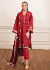 Serene Elegance By LSM Lakhany Embroidered Cotton Net 3 Piece Stitched Suit LSM24SE LG-IZ-0266