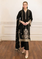 Serene Elegance By LSM Lakhany Embroidered Cotton Net 3 Piece Stitched Suit LSM24SE LG-IZ-0268