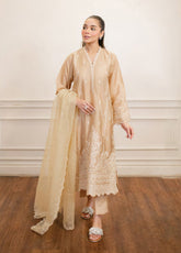 Serene Elegance By LSM Lakhany Embroidered Sheesha Silk 3 Piece Stitched Suit LSM24SE LG-SK-0244