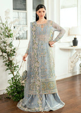 Shaam Shandar By Mushq Embroidered Chiffon 3 Piece Unstitched Suit MQ25SS D-05 JASHN-E-JAHANARA