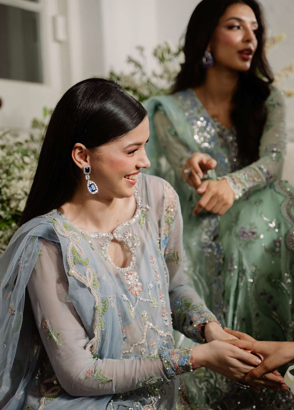 Shaam Shandar By Mushq Embroidered Chiffon 3 Piece Unstitched Suit MQ25SS D-05 JASHN-E-JAHANARA Shaam Shandar By Mushq Embroidered Chiffon 3 Piece Unstitched Suit MQ25SS D-05 JASHN-E-JAHANARA