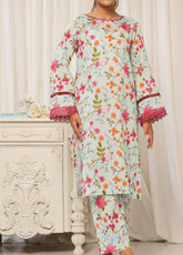 Shabnam By Aizal Digital Printed Lawn 2 Piece Stitched Suit AL25SV2 D-20