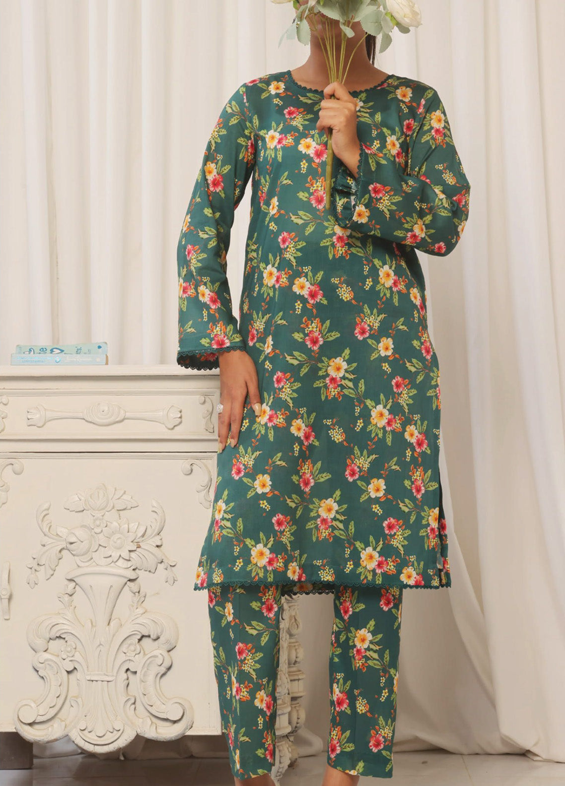 Shabnam By Aizal Digital Printed Lawn 2 Piece Stitched Suit AL25SV2 D-07 Shabnam By Aizal Digital Printed Lawn 2 Piece Stitched Suit AL25SV2 D-07