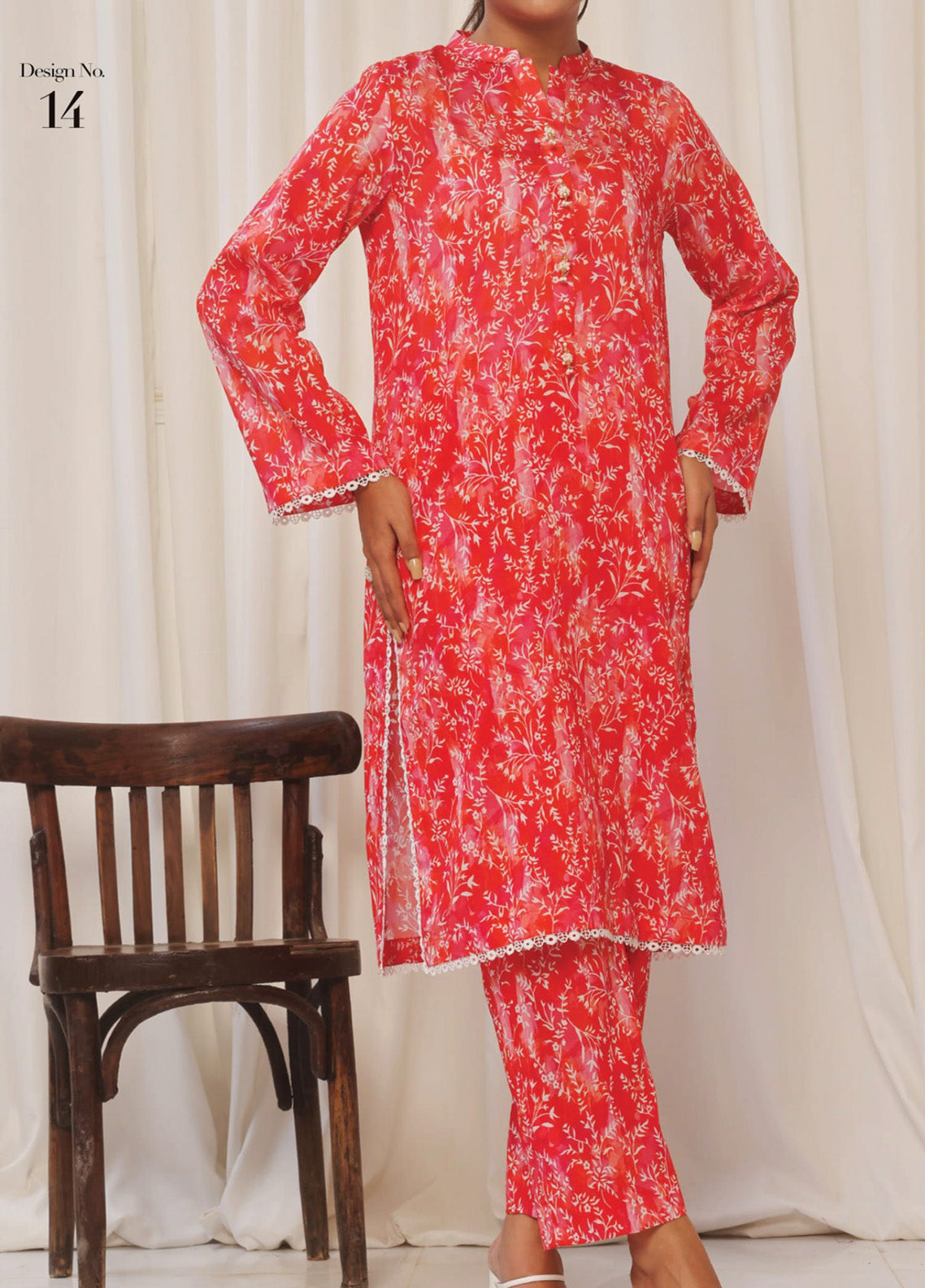 Shabnam By Aizal Digital Printed Lawn 2 Piece Stitched Suit AL25SV2 D-14 Shabnam By Aizal Digital Printed Lawn 2 Piece Stitched Suit AL25SV2 D-14
