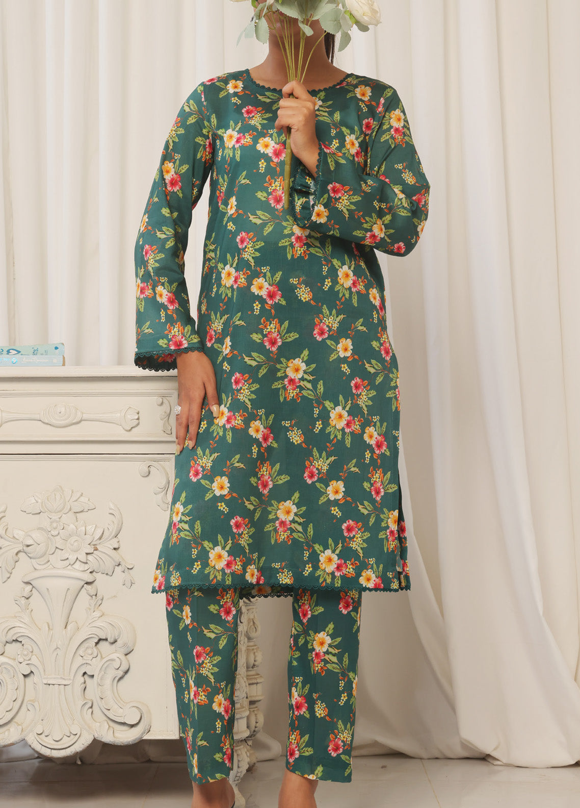 Shabnam By Aizal Printed Lawn 2 Piece Unstitched Suit AL25SPC D-07 Shabnam By Aizal Printed Lawn 2 Piece Unstitched Suit AL25SPC D-07