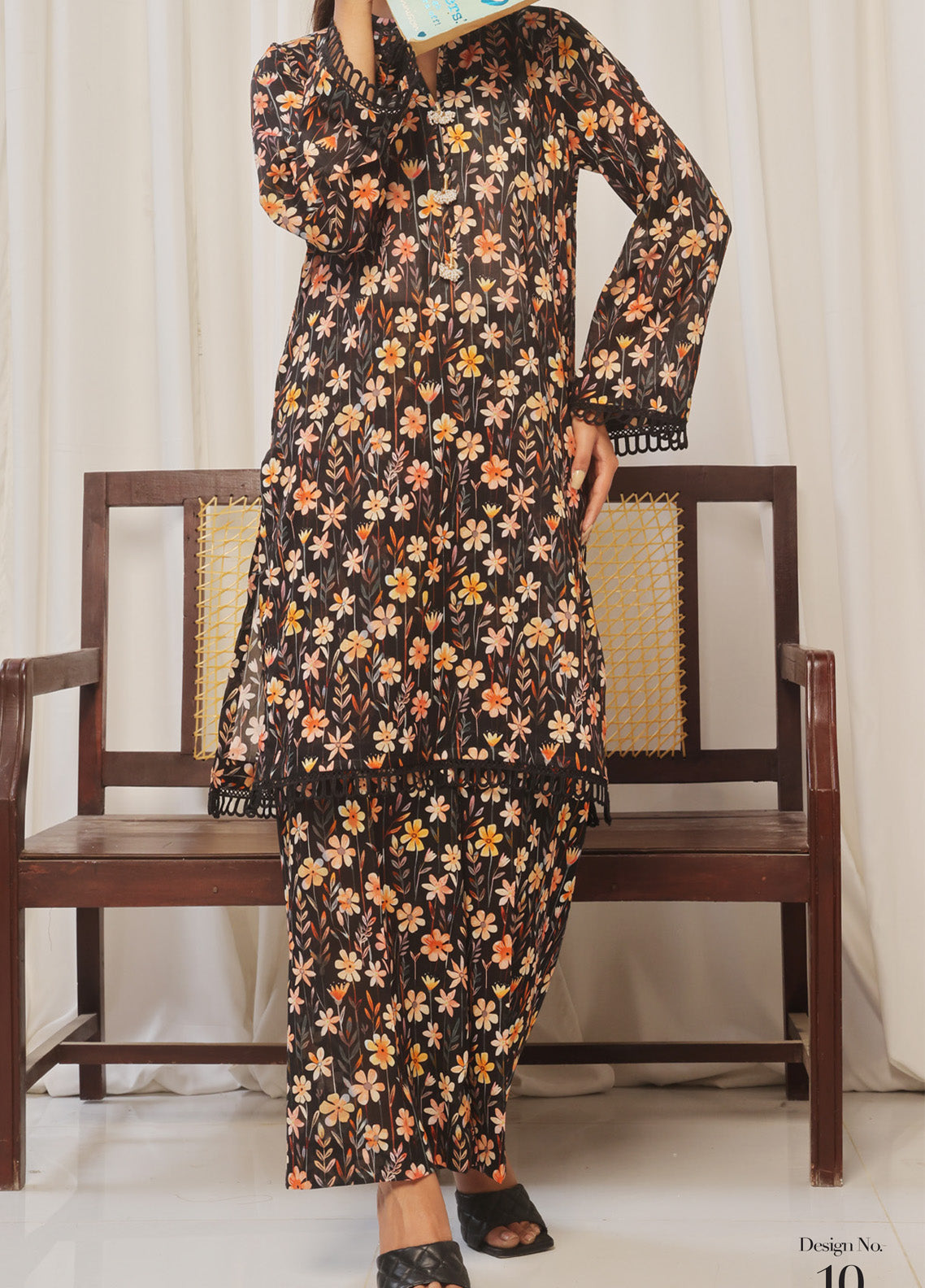 Shabnam By Aizal Printed Lawn 2 Piece Unstitched Suit AL25SPC D-10 Shabnam By Aizal Printed Lawn 2 Piece Unstitched Suit AL25SPC D-10