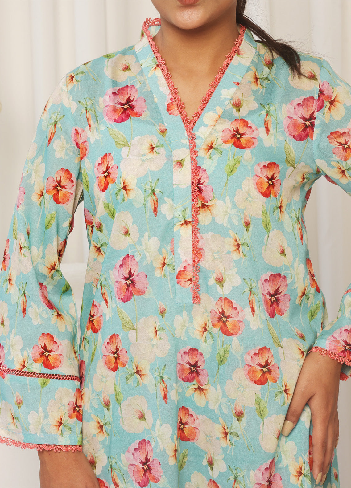 Shabnam By Aizal Printed Lawn 2 Piece Unstitched Suit AL25SPC D-16 Shabnam By Aizal Printed Lawn 2 Piece Unstitched Suit AL25SPC D-16