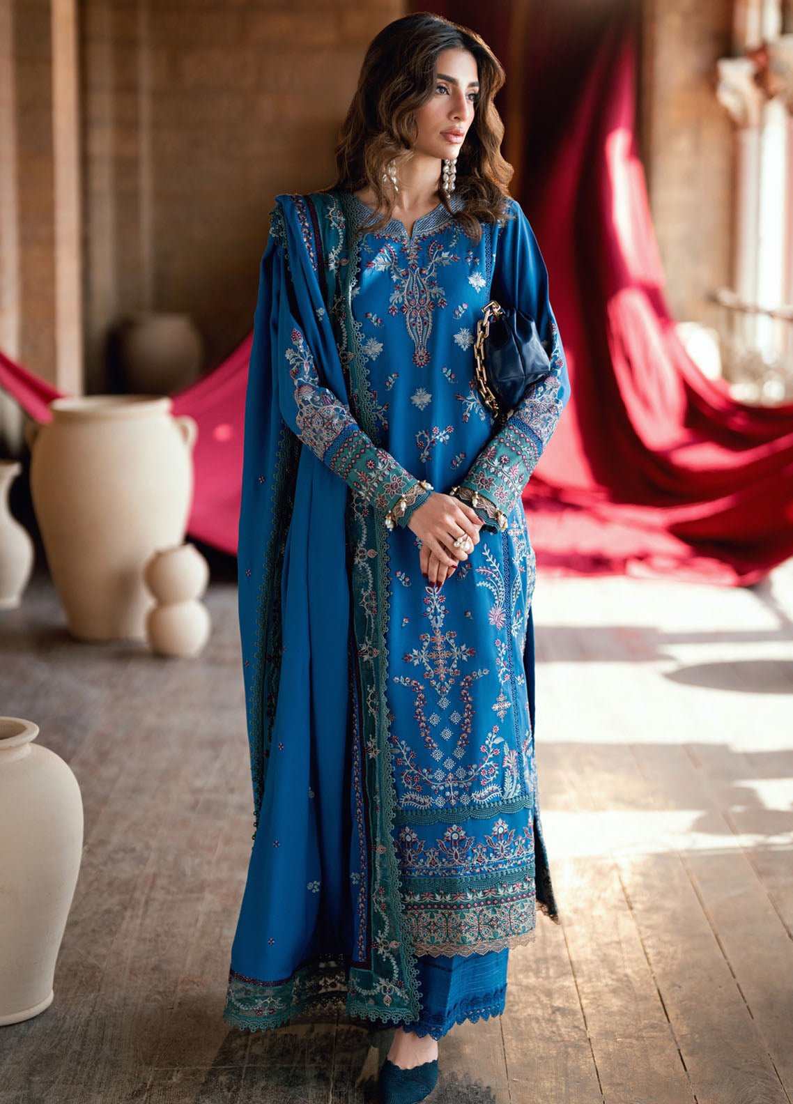 Shades Of Winter By Florent Embroidered Twill Marina 3 Piece Unstitched Suit FL25SOW D-3B Shades Of Winter By Florent Embroidered Twill Marina 3 Piece Unstitched Suit FL25SOW D-3B