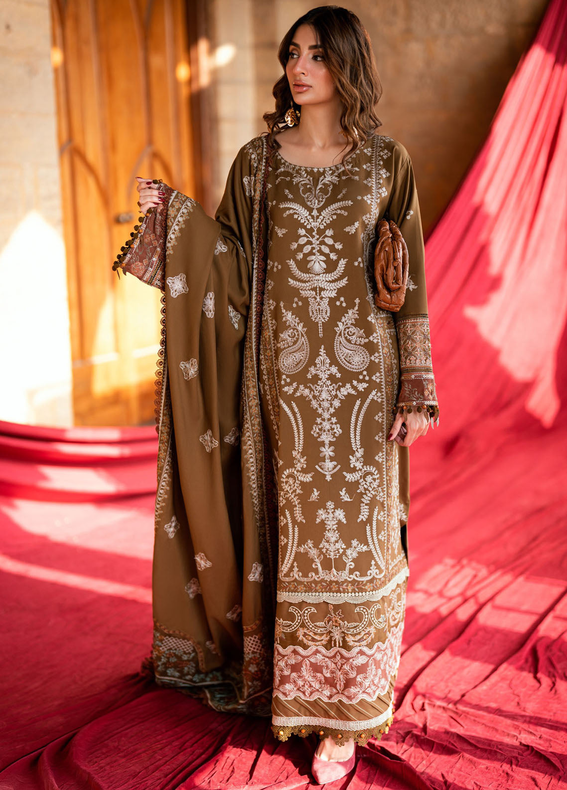 Shades Of Winter By Florent Embroidered Twill Marina 3 Piece Unstitched Suit FL25SOW D-6A Shades Of Winter By Florent Embroidered Twill Marina 3 Piece Unstitched Suit FL25SOW D-6A