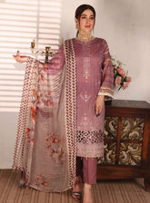 Shahkar By Schick Exclusive Embroidered Lawn 3 Piece Unstitched Suit SDH24SE D-05