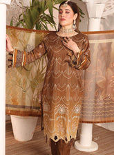 Shahkar By Schick Exclusive Embroidered Lawn 3 Piece Unstitched Suit SDH24SE D-06