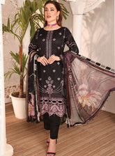 Shahkar By Schick Exclusive Embroidered Lawn 3 Piece Unstitched Suit SDH24SE D-10