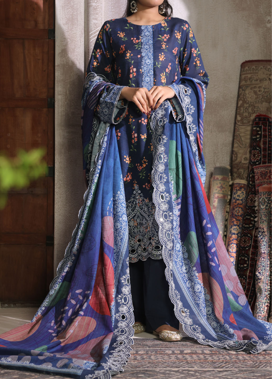Shahkar By VS Textile Embroidered Khaddar 3 Piece Unstitched Suit VS25SEK D-004 Shahkar By VS Textile Embroidered Khaddar 3 Piece Unstitched Suit VS25SEK D-004