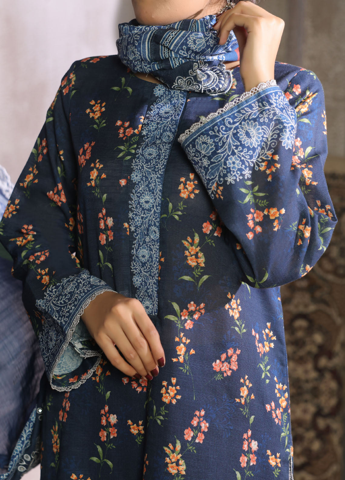 Shahkar By VS Textile Embroidered Khaddar 3 Piece Unstitched Suit VS25SEK D-004 Shahkar By VS Textile Embroidered Khaddar 3 Piece Unstitched Suit VS25SEK D-004