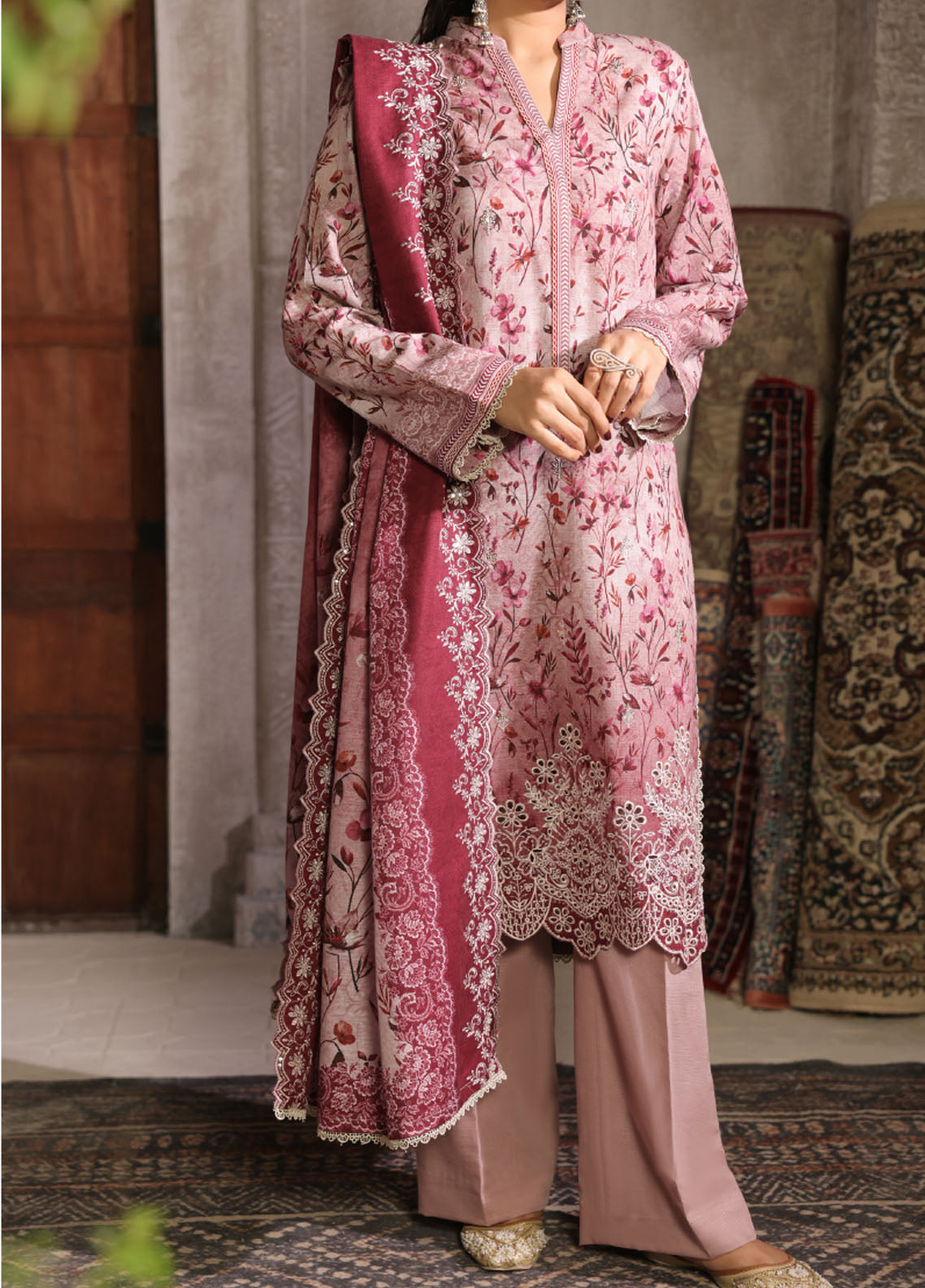 Shahkar By VS Textile Embroidered Khaddar 3 Piece Unstitched Suit VS25SEK D-006 Shahkar By VS Textile Embroidered Khaddar 3 Piece Unstitched Suit VS25SEK D-006