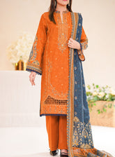 Shahkar By VS Textile Embroidered Khaddar 3 Piece Unstitched Suit VS25SEKV3 D-013