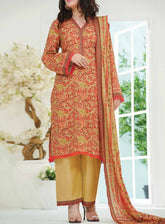 Shahkar By VS Textile Printed Lawn 3 Piece Unstitched Suit VS25SM D-101