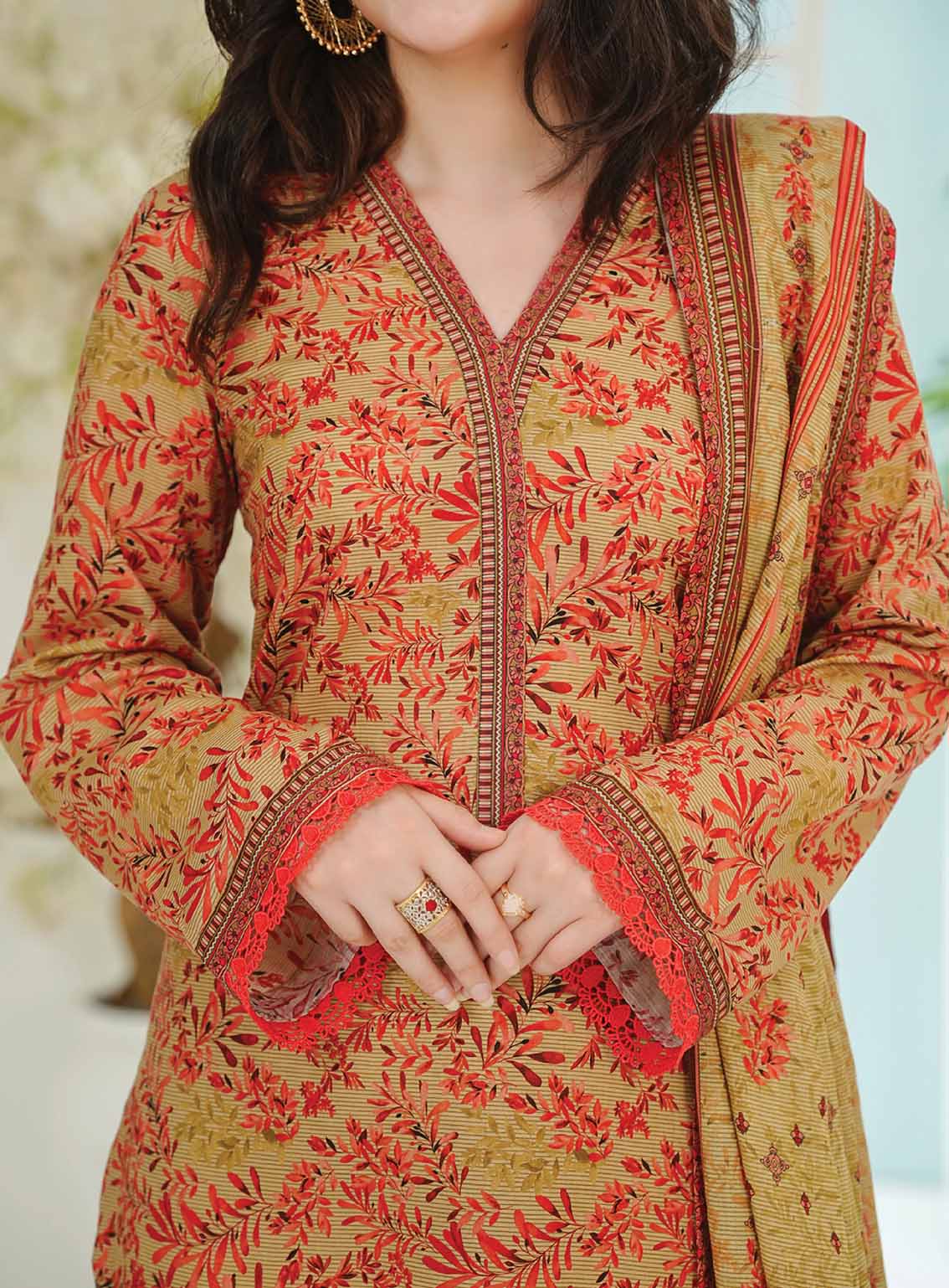 Shahkar By VS Textile Printed Lawn 3 Piece Unstitched Suit VS25SM D-101 Shahkar By VS Textile Printed Lawn 3 Piece Unstitched Suit VS25SM D-101