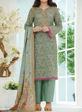 Shahkar By VS Textile Printed Lawn 3 Piece Unstitched Suit VS25SM D-103